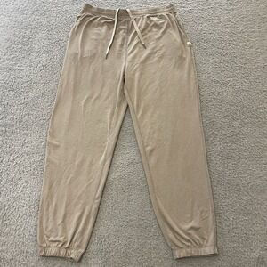 Vuori Boyfriend Jogger Womens Large Beige DreamKnit Sweatpants VW457